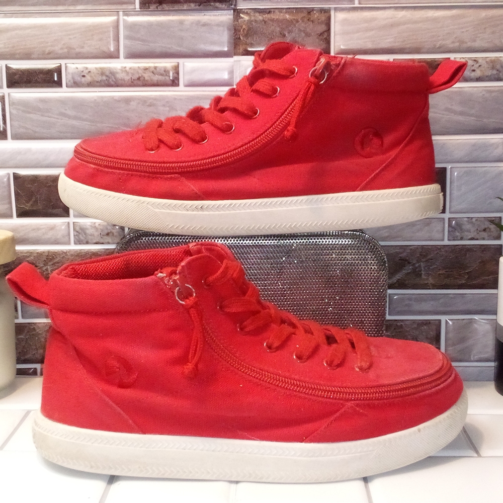 Billy Classic Red Kids High-Top Sneakers Size 6XW